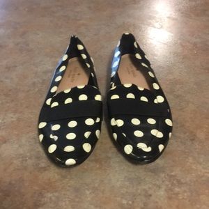 Kate Spade polka dot loafers